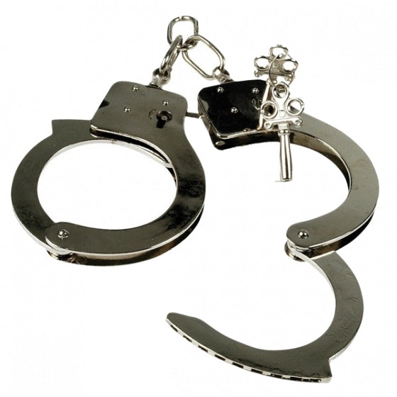 metalen handboeien 27 cm zilver