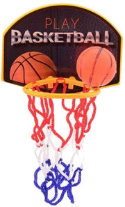 mini-basketbalspel met basketbal in doos