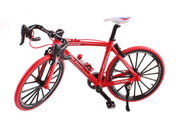 miniatuur model racefiets die-cast 18 x 5 x 10 cm 1:10 rood