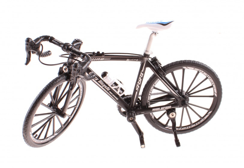 miniatuur model racefiets die-cast 18 x 5 x 10 cm 1:10 zwart
