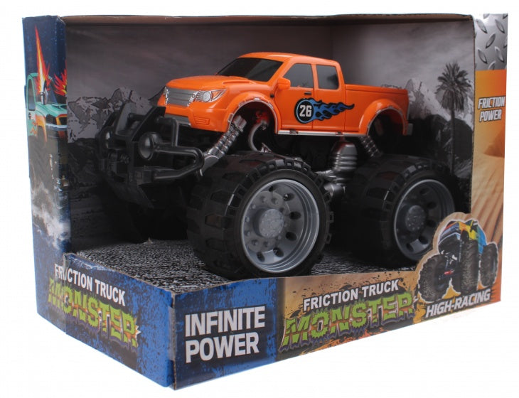 Monstertruck Infinite Power friction 18 cm oranje