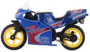 motor Super Bike 68 junior 1:24 die-cast blauw/rood/geel