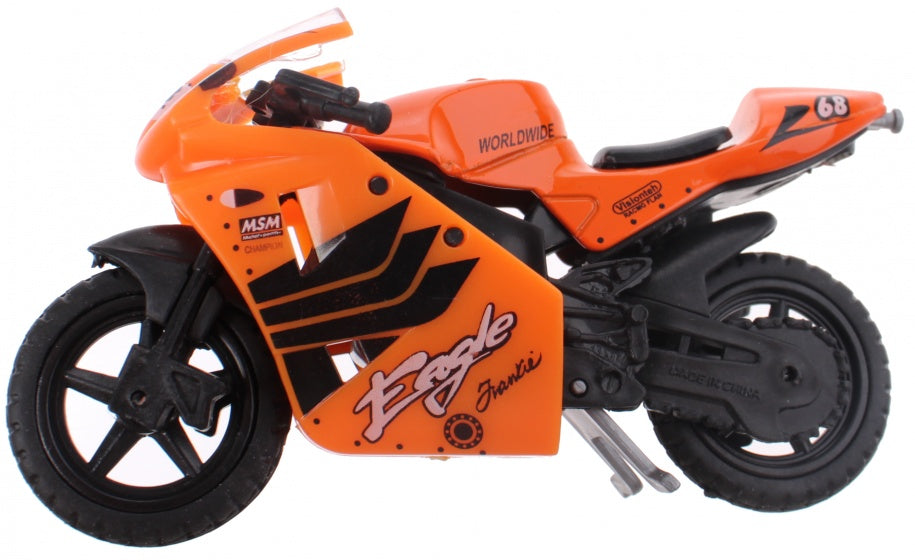 motor Super Bike oranje/zwart