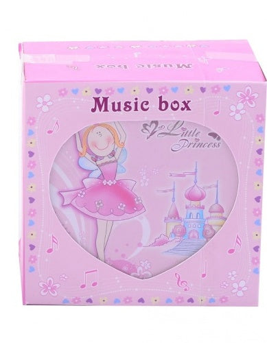muziekdoos ballerina roze