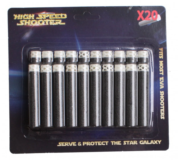navulset Space & Protect 7 cm grijs 20 pijlen