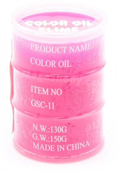 Olievat slime oil 8 cm roze