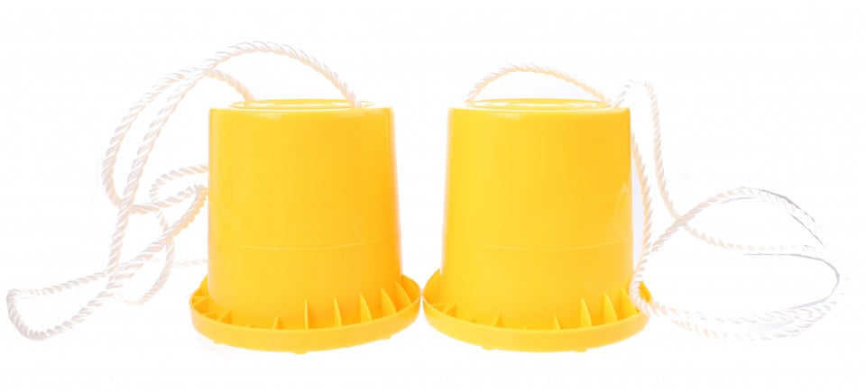 Outdoor Fun Loopklossen geel 12.5 cm