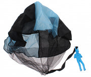 parachutespringer 9 cm blauw