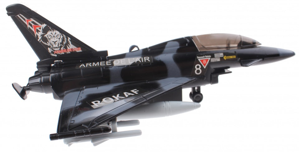 plafond vliegtuig Action Fighters met licht zwart
