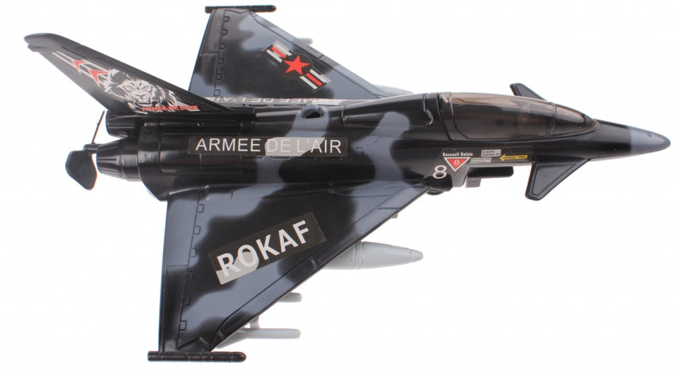 plafond vliegtuig Action Fighters met licht zwart