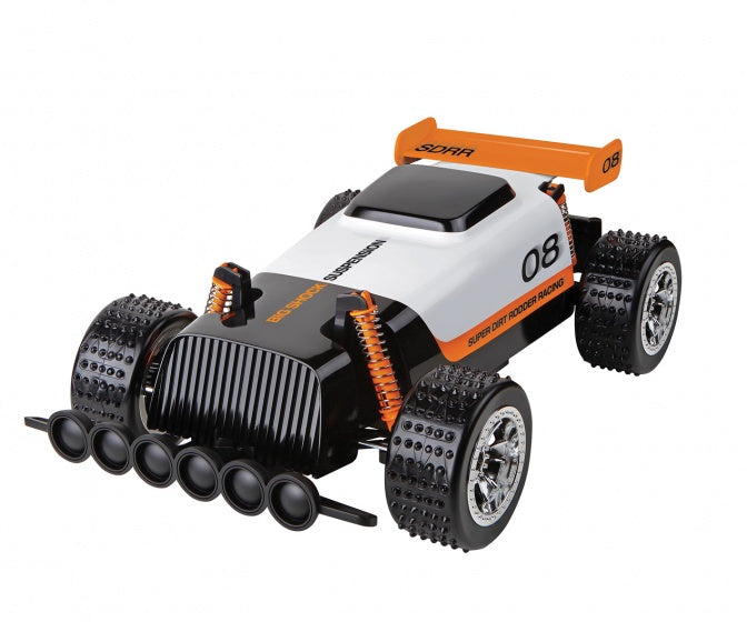 raceauto DirtRacer met afstandsbediening 40 cm zwart