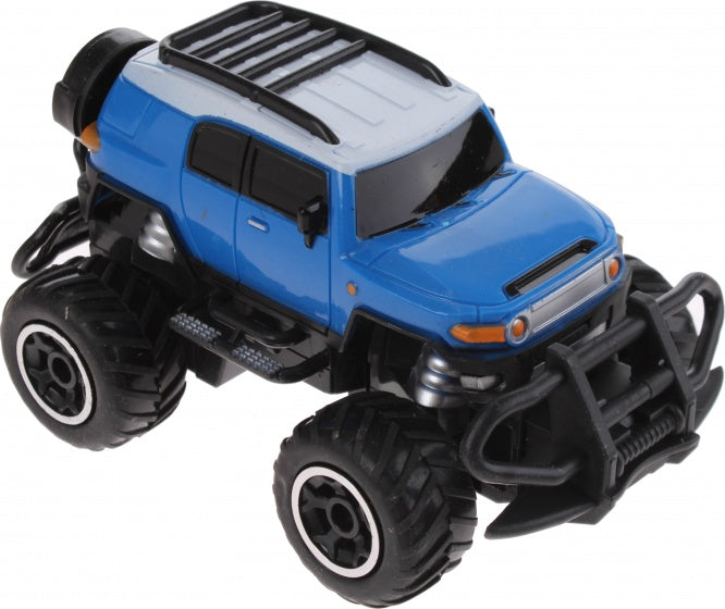 RC Jeep met afstandbediening schaal 1:43 blauw