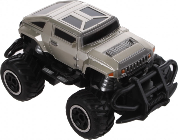 RC Jeep met afstandbediening schaal 1:43 grijs