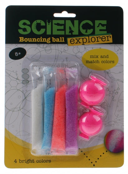 Science Explorer maak je eigen stuiterbal 5-delig roze