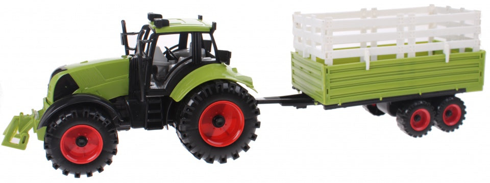 speelset Junior Farming tractor veetrailer 43 cm