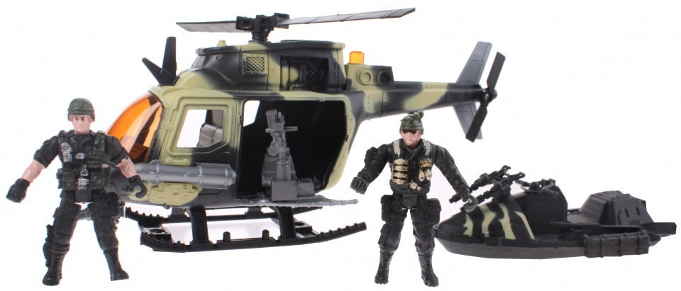 speelset leger Army Forces helicopter/waterski