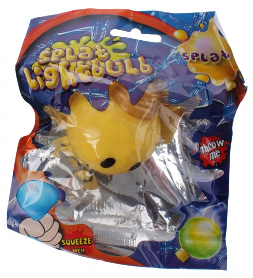 splat gloeilamp geel 6