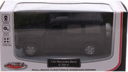 sportauto schaalmodel 1:41 8 cm Mercedes-Benz zwart