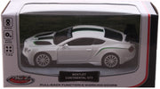 sportauto schaalmodel 1:43 8 cm Bentley wit