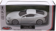 sportauto schaalmodel 1:43 8 cm Lexus wit
