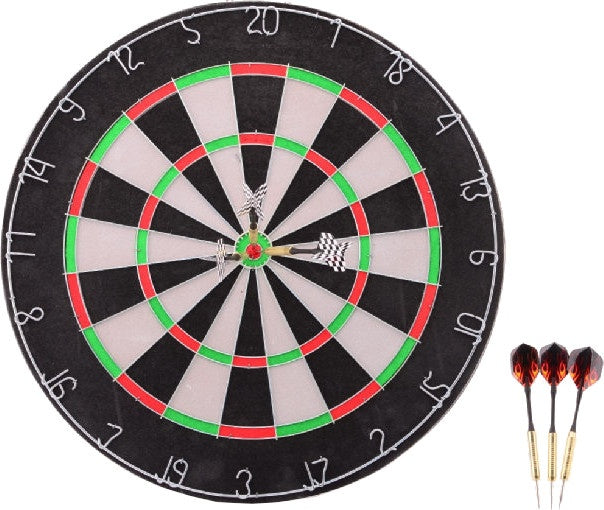 Sports Active dartboard met 6 darts 45cm