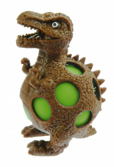 squeezy Dino - lambeosaurus 10 cm bruin