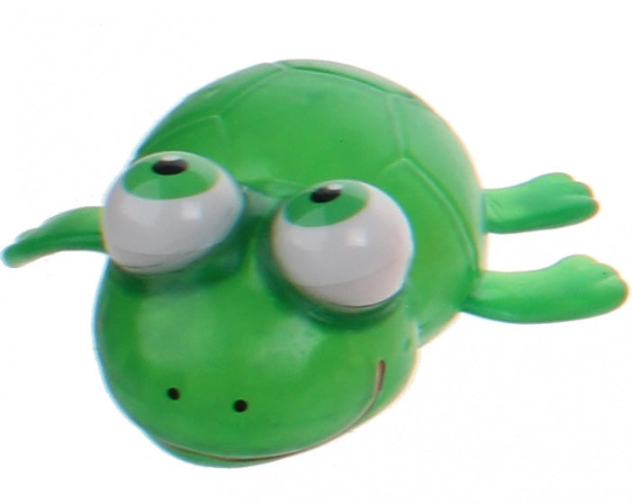 Squishy schildpad met bewegende ogen 9 cm groen