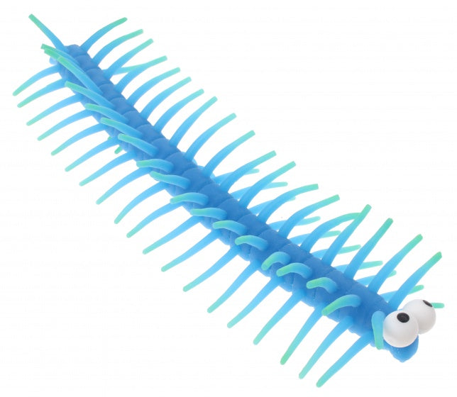 stretch duizendpoot blauw 25 cm