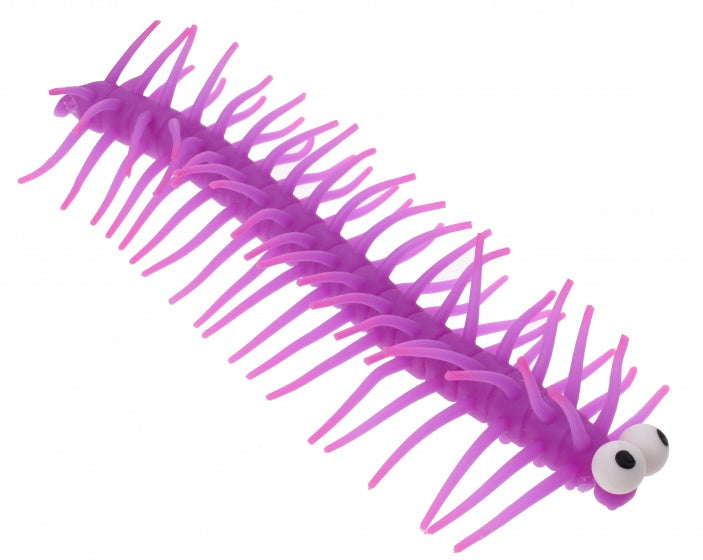 stretch duizendpoot paars 25 cm