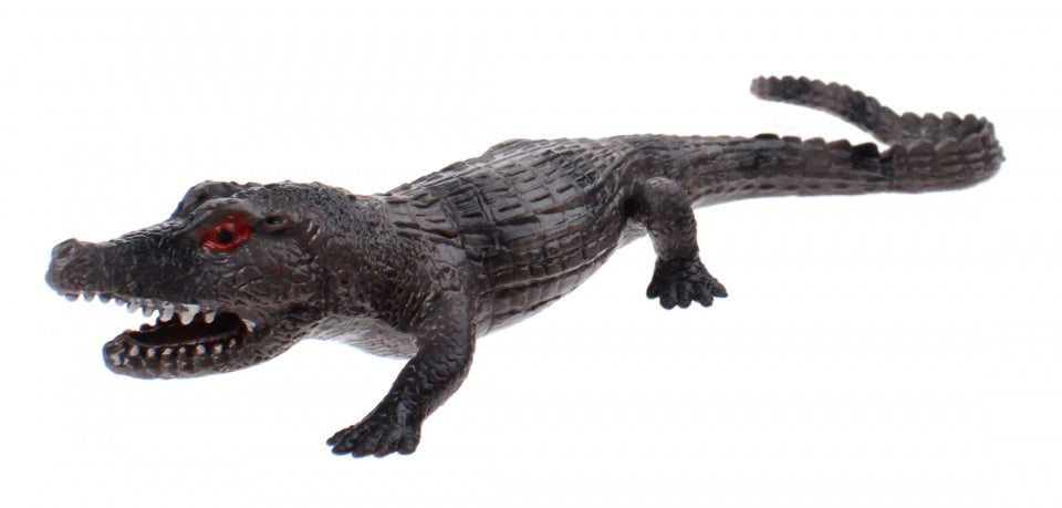 stretchy creatures krokodil 20 cm bruin