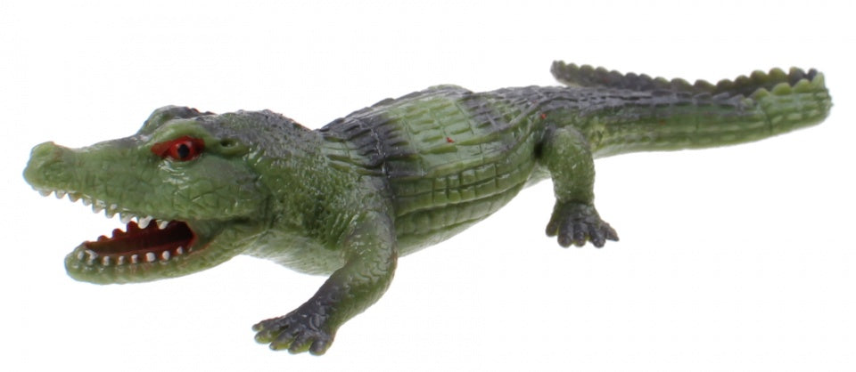 stretchy creatures krokodil 20 cm groen