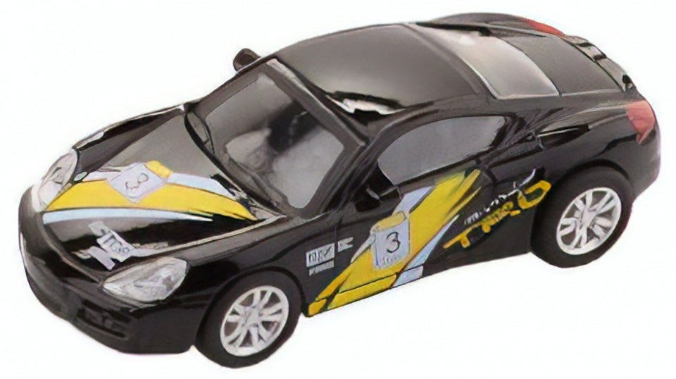 Super Cars die-cast auto 3TRO zwart 10 cm