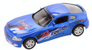 Super Cars die-cast auto blauw 10 cm