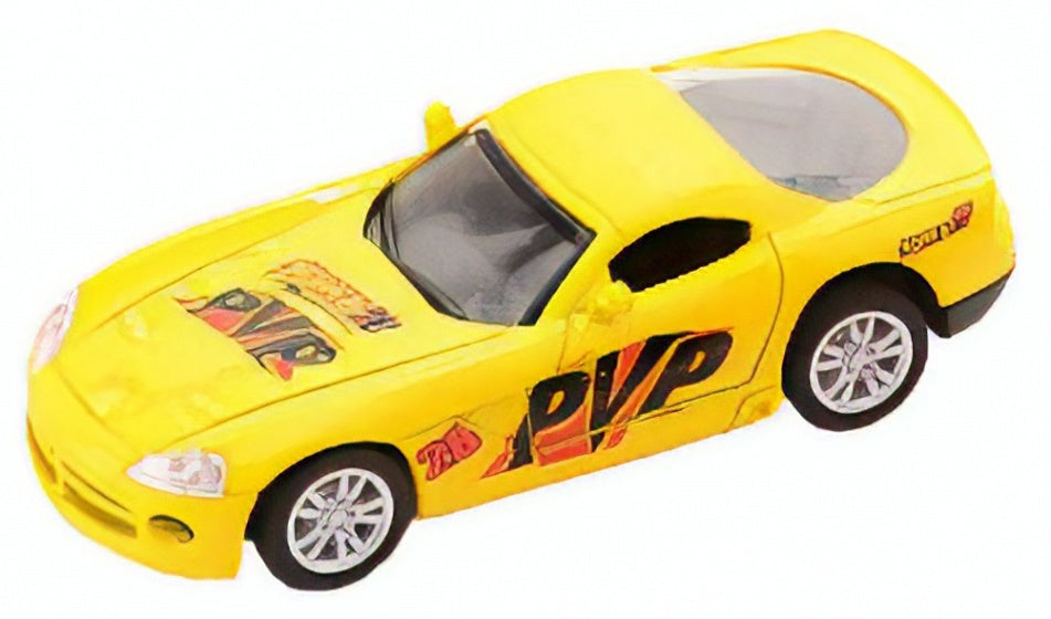 Super Cars sport 28 die-cast auto geel 10 cm