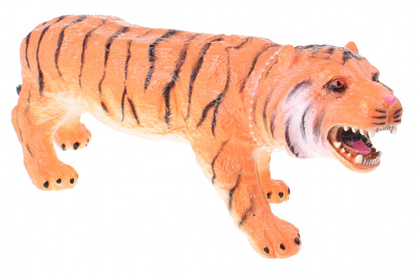 tijger Animal World 28 cm oranje