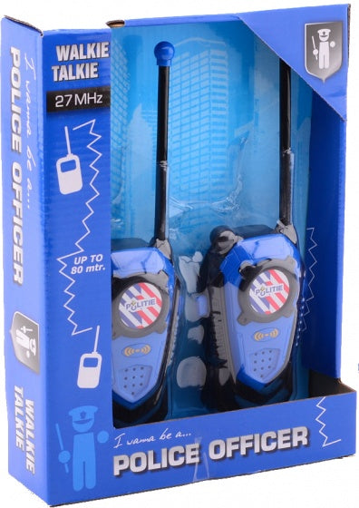 walkie-talkie-set Politie 2-delig 80 mtr