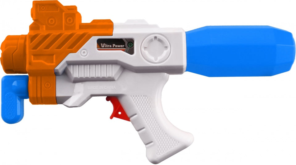 waterpistool Aqua Fun Blaster 28 cm blauw/oranje
