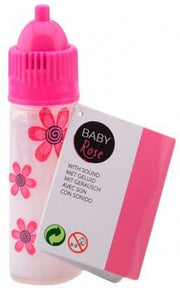 zuigfles Baby Rose met geluid