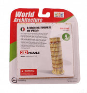 3D-Puzzel toren van Pisa klein 6-delig brons