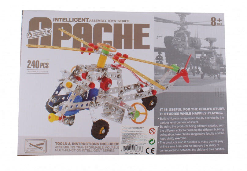 bouwpakket intelligent apache 240-stuks zilver