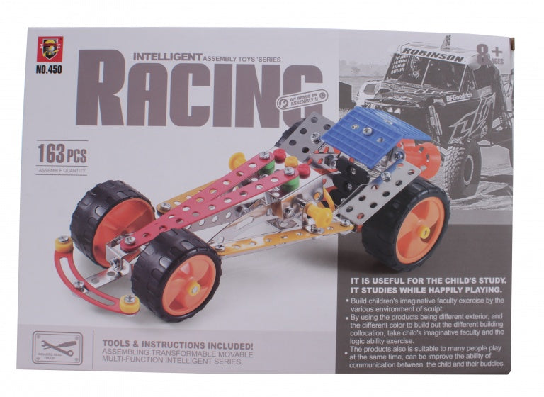 bouwpakket intelligent racing 163-stuks zilver