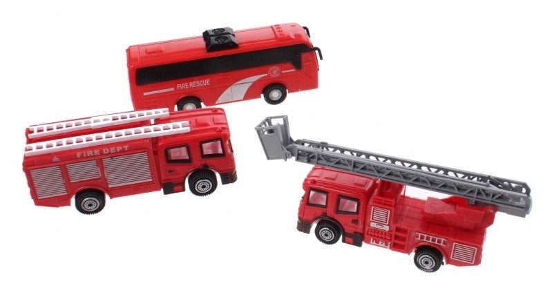 Brandweerset ladderwagen 3-delig