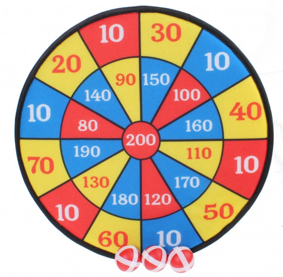 dartbord met klittenband 4-delig 36 cm