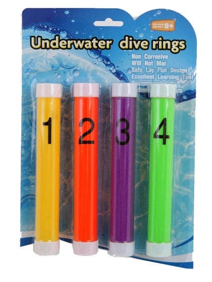 duikstaven 4 stuks