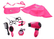 föhnset met accessoires 10-delig roze