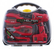 gereedschapset Good Helper 15-delig rood/zwart