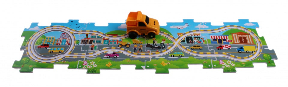kiepwagen met baan