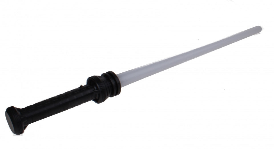 laserzwaard zwart/wit met licht en geluid 73 cm