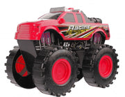 monstertruck met licht en geluid rood 19 cm
