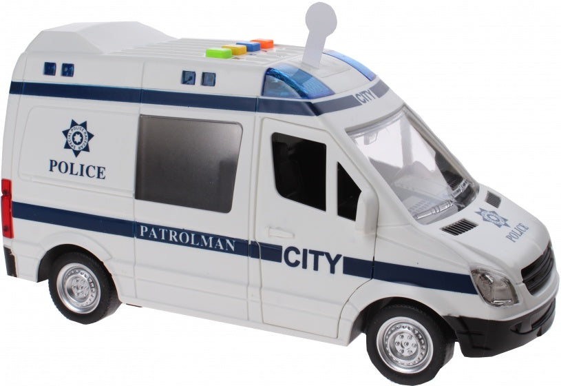 politieauto wit 1:16